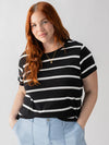 Perfect Tee - Black Stripe