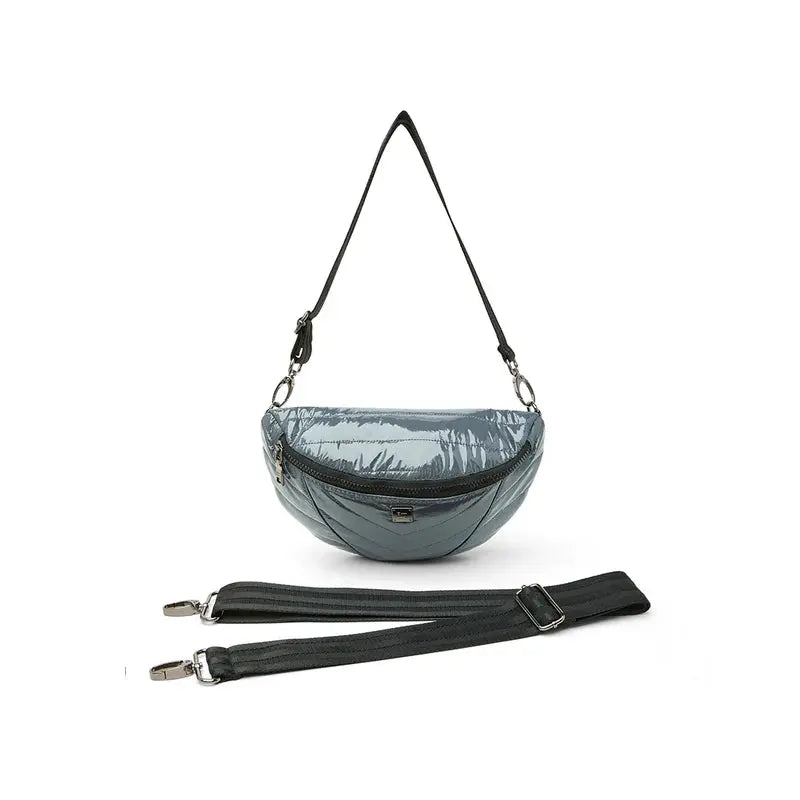 Little Runway Crossbody - Carbon Patent Think Royln