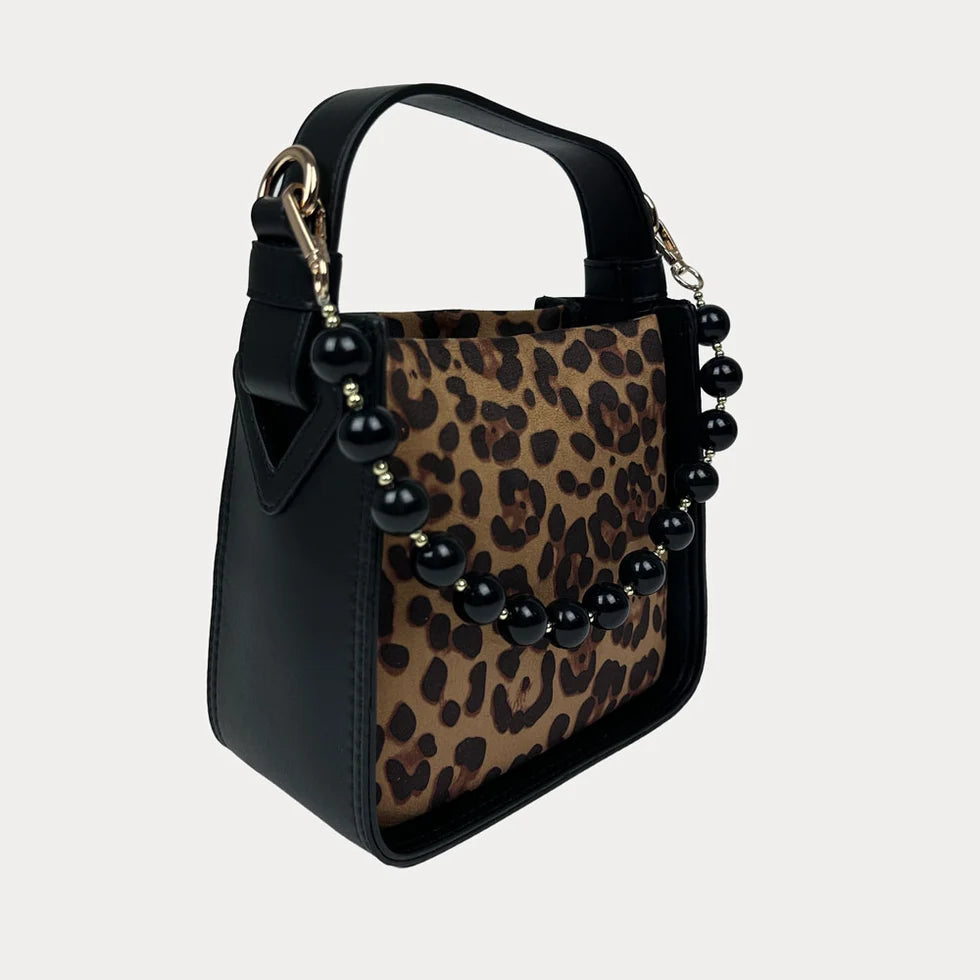 Carley Leopard Suede Crossbody