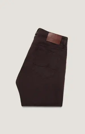 Straight Leg Pants - Burgundy Diagonal 34 Heritage