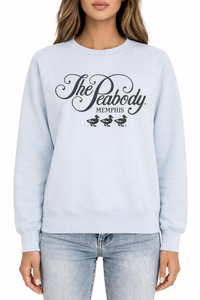 Peabody Vintage Fleece Crewneck - Artic Blue