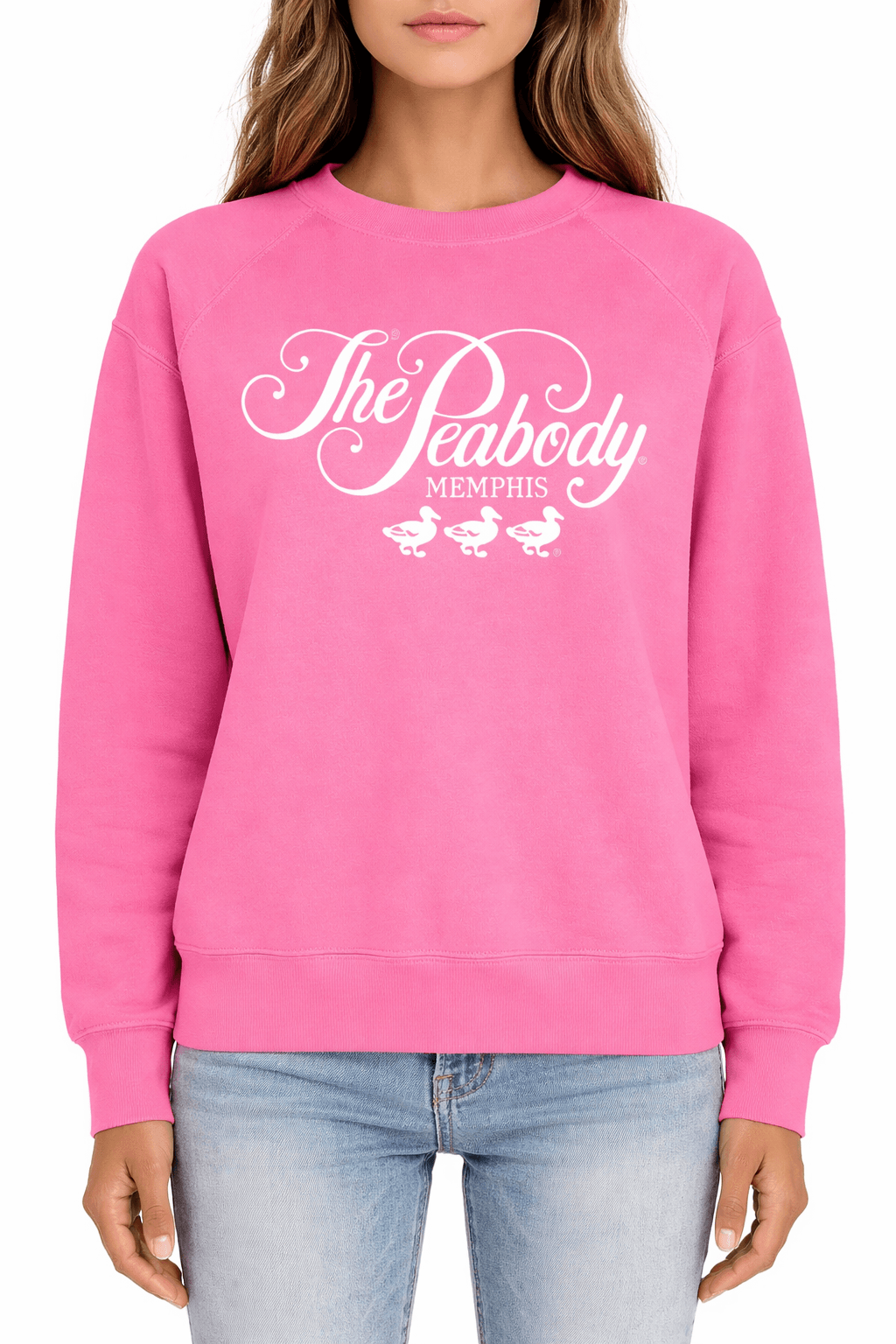 The Peabody Coastal Crewneck Sweatshirt - Pink