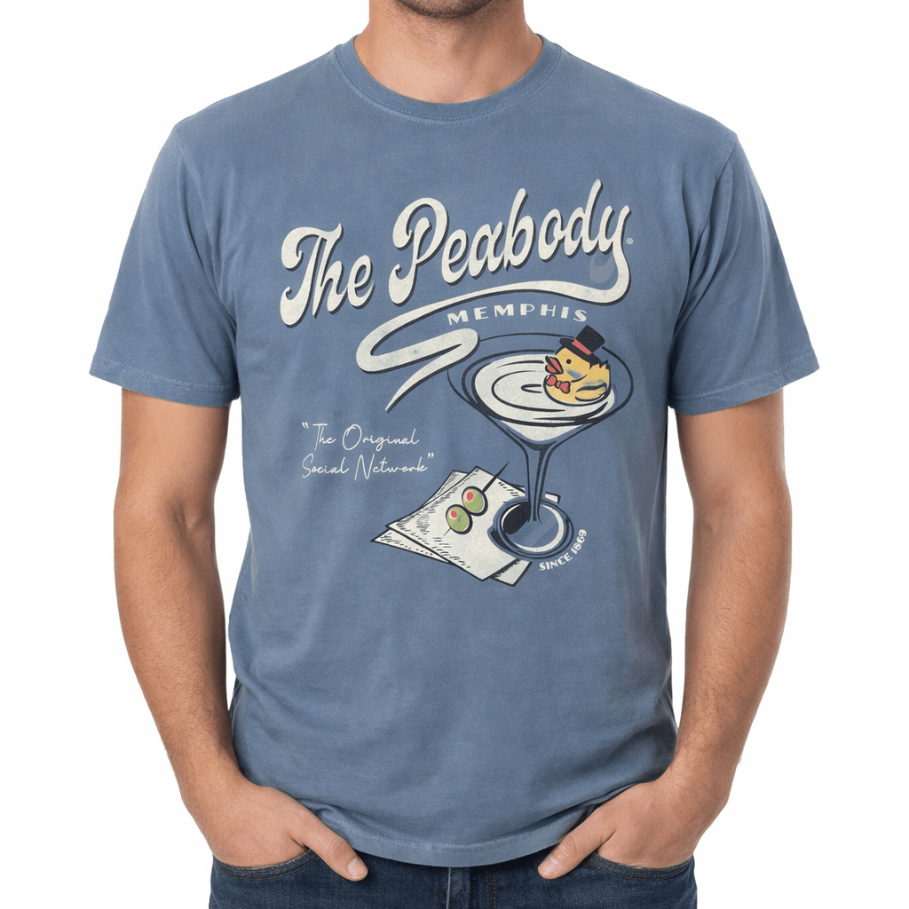 The Peabody Social Network Tee - Blue