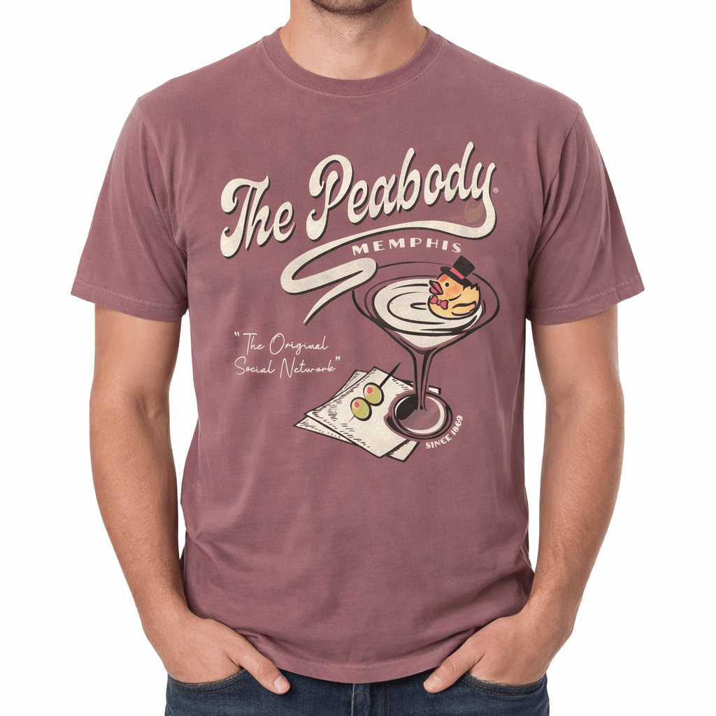 The Peabody Social Network Tee - Red