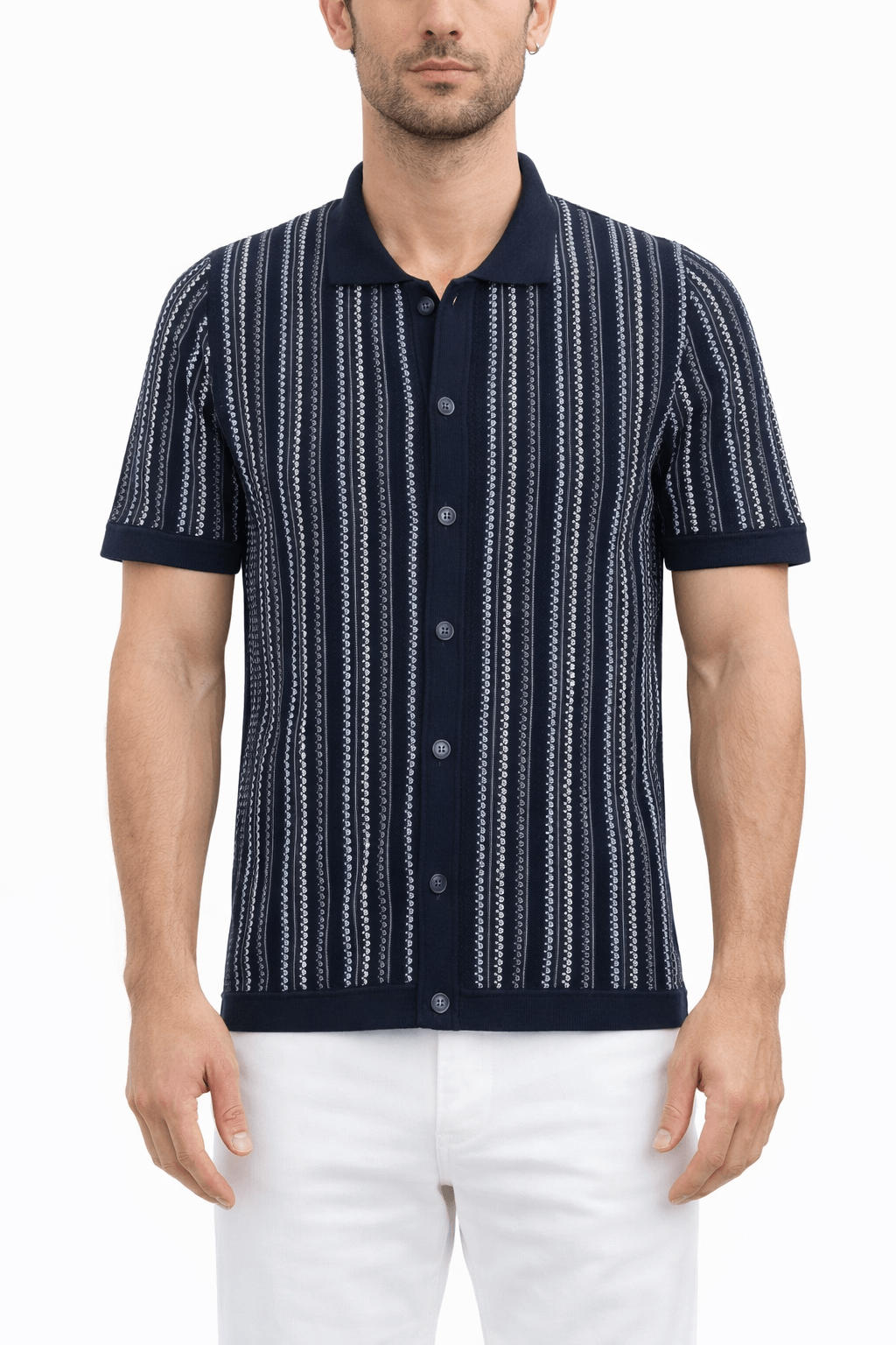 Hepcat Navy Knit Shirt