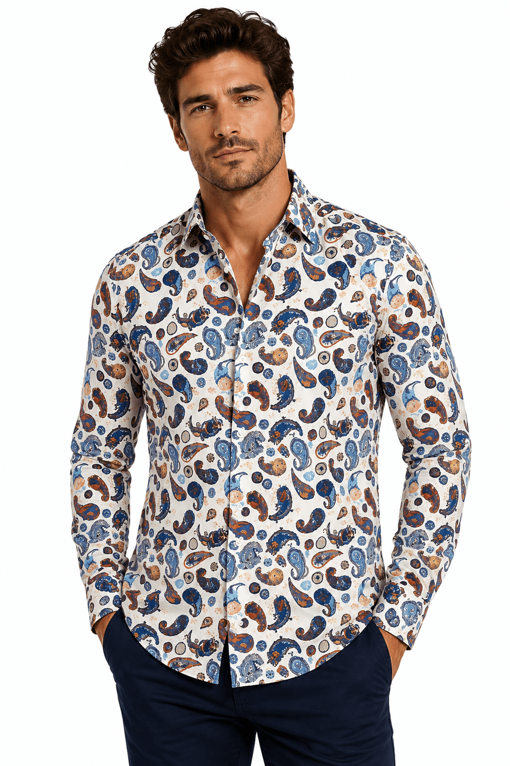 Electric Paisley Sport Shirt