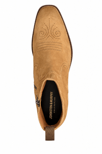 Arrister Western Boot – Tan Suede
