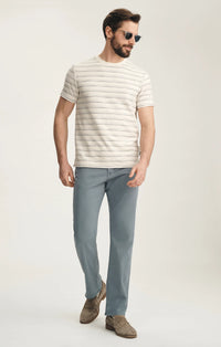 Relaxed Straight Leg Pants - Flint Stone Twill