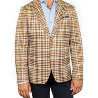 Colton Yellow Plaid Stretch Blazer