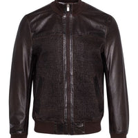 Como Brown Leather Jacket