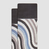 Serpentine Stripe Mid-Calf Socks (2 Colors)