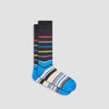 Striped Mid-Calf Socks