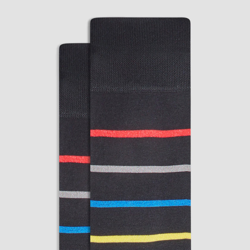 Striped Mid-Calf Socks