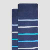 Striped Mid-Calf Socks