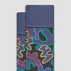 Abstract Mid-Calf Socks