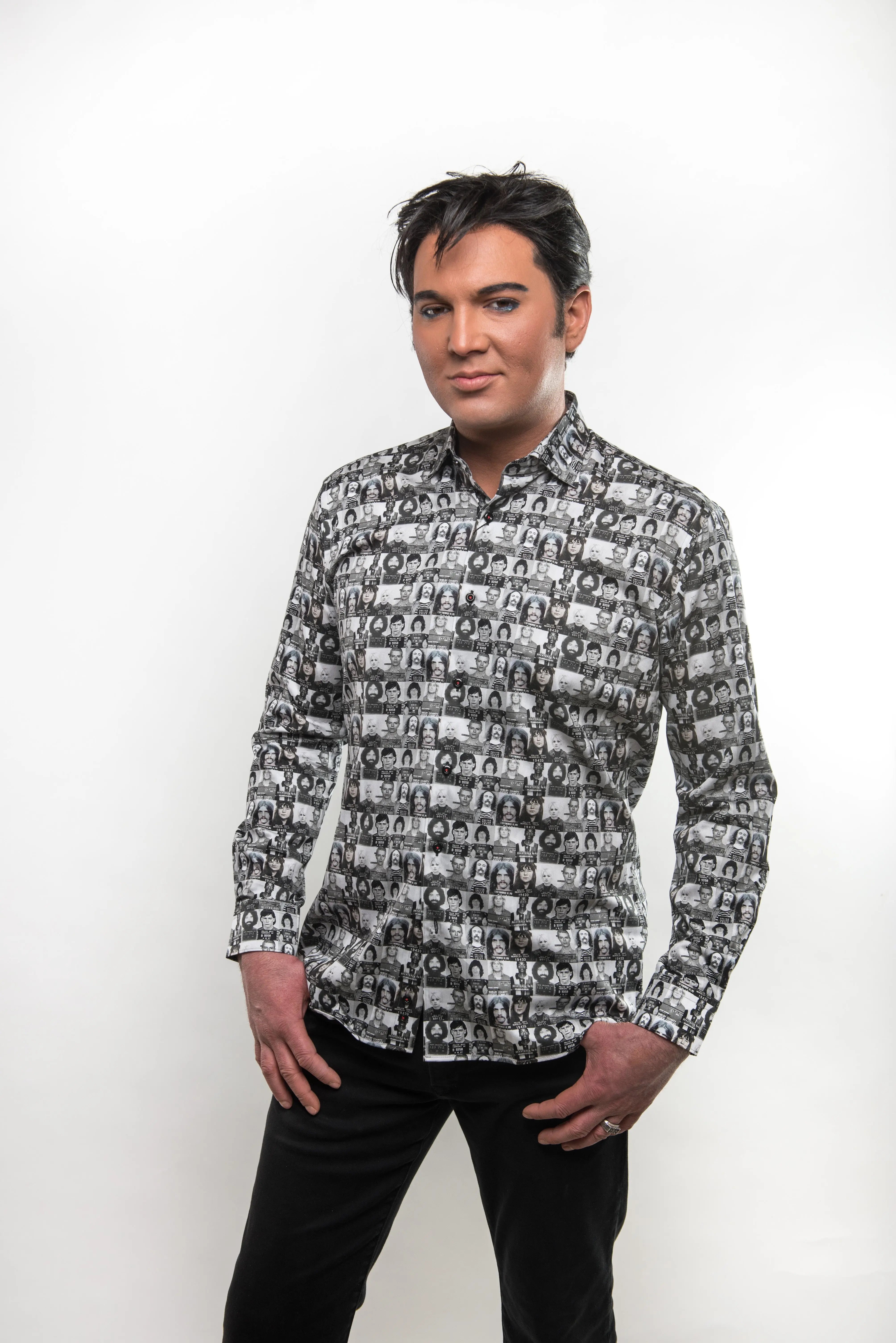 The Mug Shot Shirt 2 - Lansky Bros.