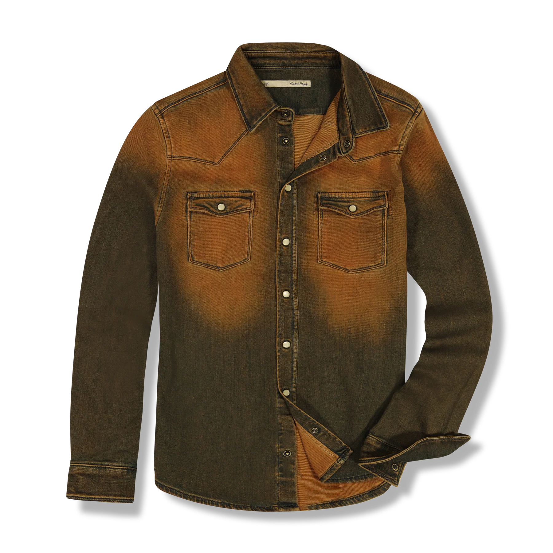 Denim Roper Snap Shirt/Shacket - Rhum