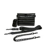 Downtown Crossbody | Pearl Black w/ Black