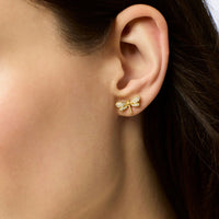 Dragonfly Pavé Stud Earrings