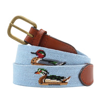 Duck Decoys Belt - Antique Blue