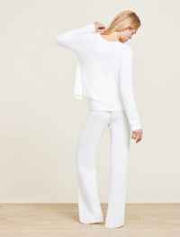 CozyChic Ultra Lite® Ribbed Button Cardigan - Pearl