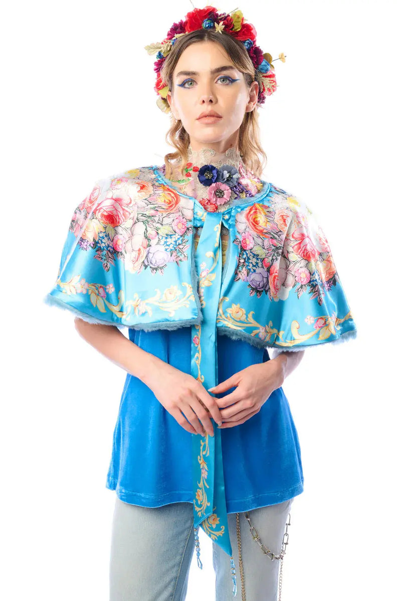 Grace Kelly Reversible Fur Cape Aratta