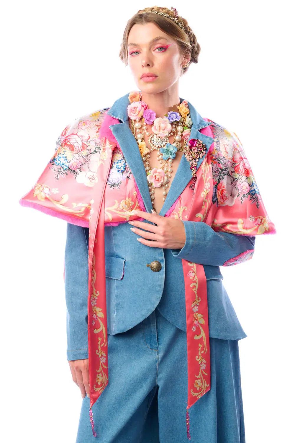 Grace Kelly Reversible Fur Cape Aratta