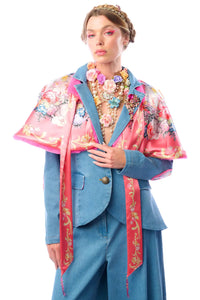 Grace Kelly Reversible Fur Cape Aratta