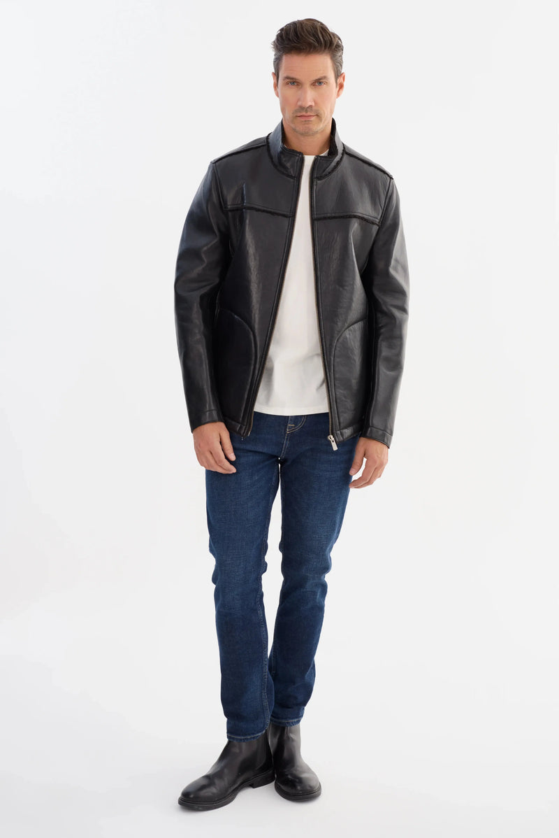 Edward Leather Jacket Regency