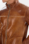 Edward Cognac Leather Jacket Regency
