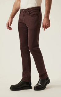 Straight Leg Pants - Burgundy Diagonal 34 Heritage