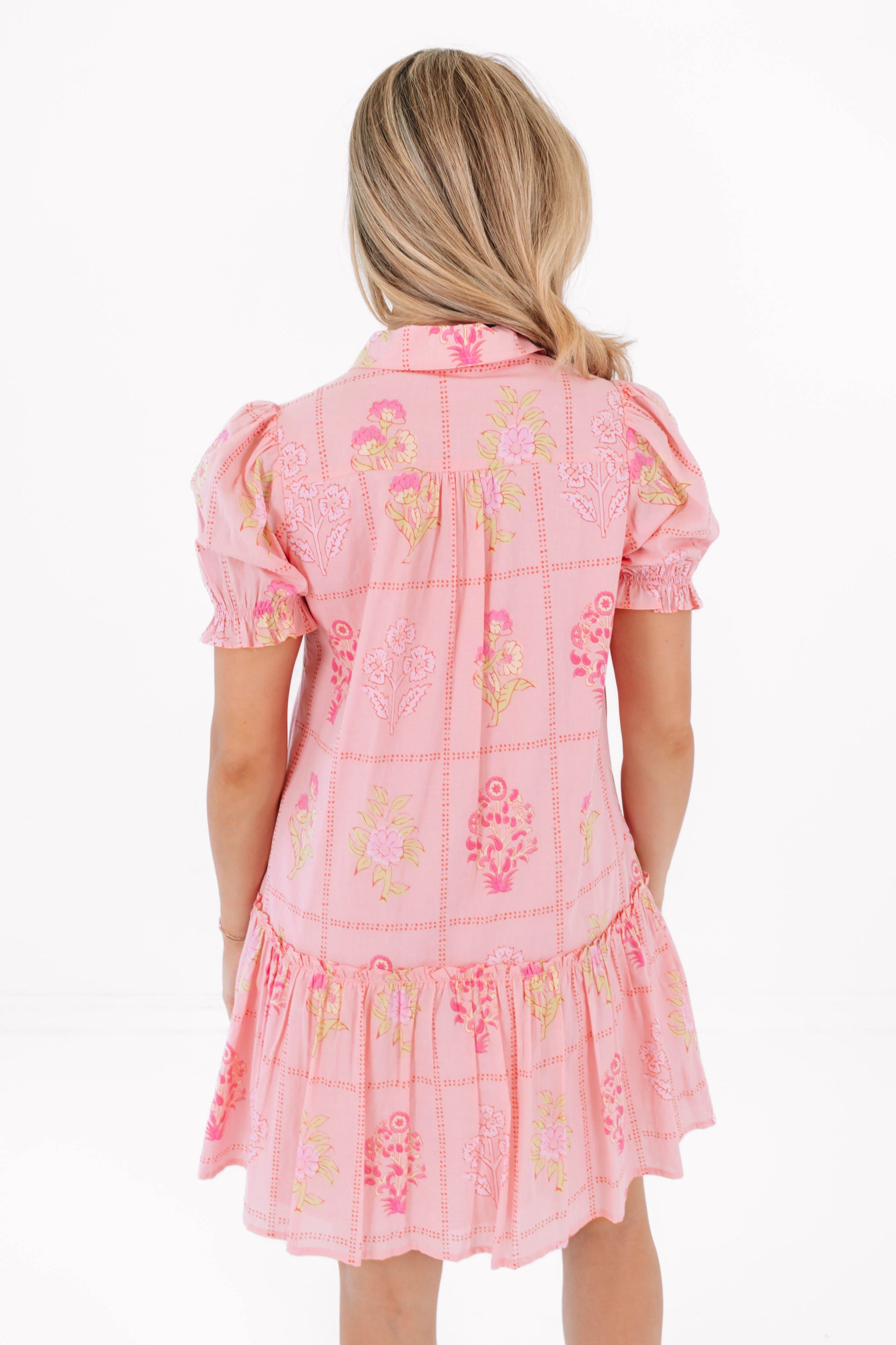 The Emery Collared Button Up Dress