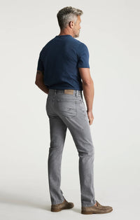 Relaxed Straight Leg Pants - Light Smoke Brushed Urban