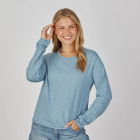 Relaxed Crew Blue w/ Taupe Stripe