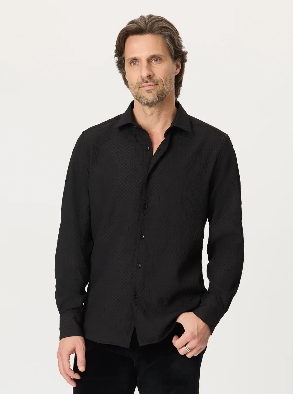 Devonshire Black Sport Shirt