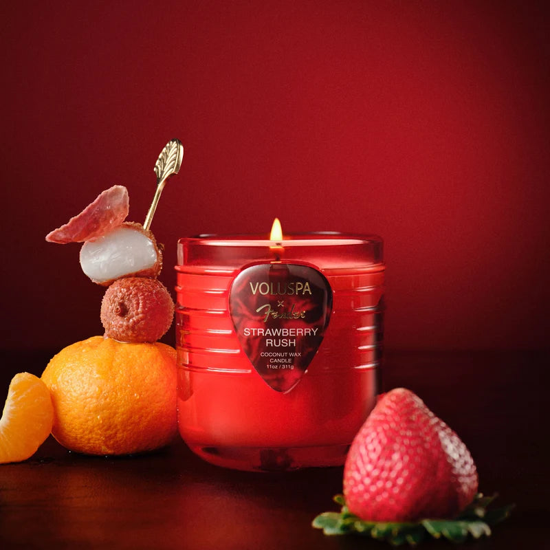 Voluspa x Fender - Strawberry Crush