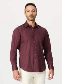 Dimella Sport Shirt - Burgundy