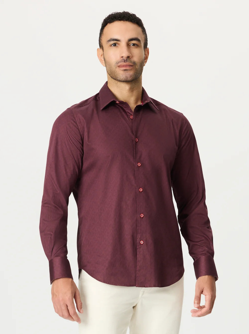 Dimella Sport Shirt - Burgundy