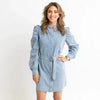 Denim Puff Sleeve Dress