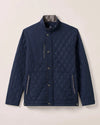 Juno Quilted Snap Jacket - Navy Grayers