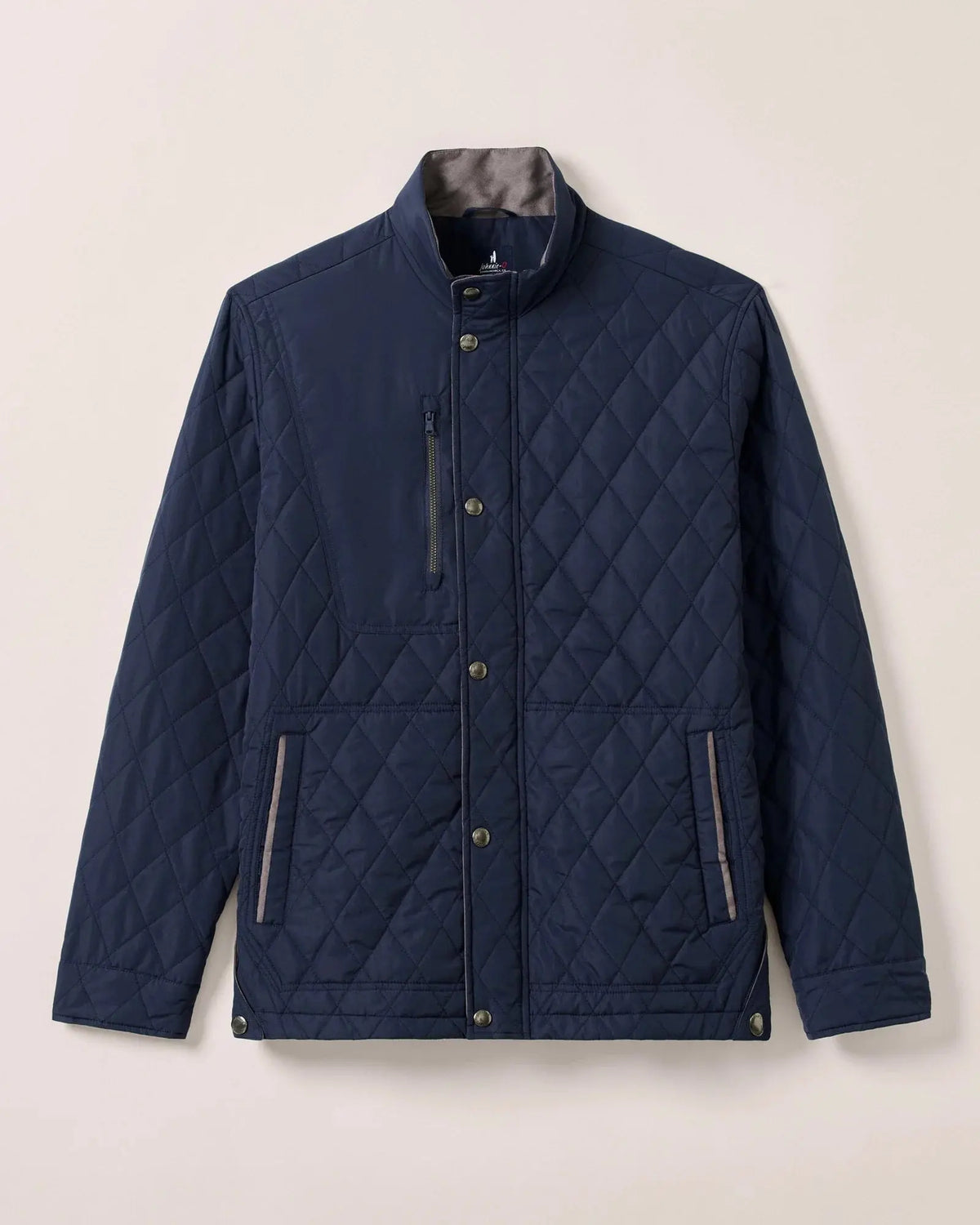 Juno Quilted Snap Jacket - Navy Grayers