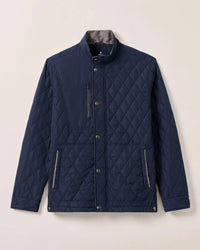 Juno Quilted Snap Jacket - Navy Grayers