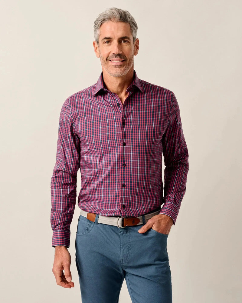 Kenney Performance Button Down Shirt - Lobster Johnnie-O