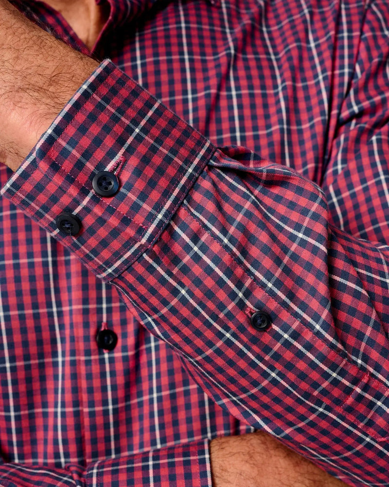 Kenney Performance Button Down Shirt - Lobster Johnnie-O