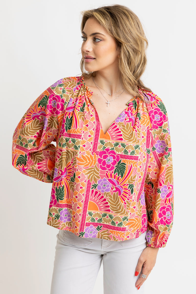 Toucan Scarf Top