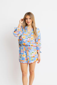 Santorini Vneck L/S Top