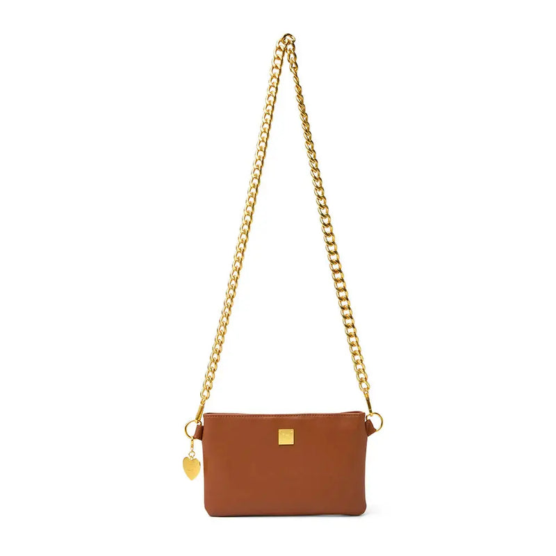 Fame Handbag - Saddle Leather Think Royln