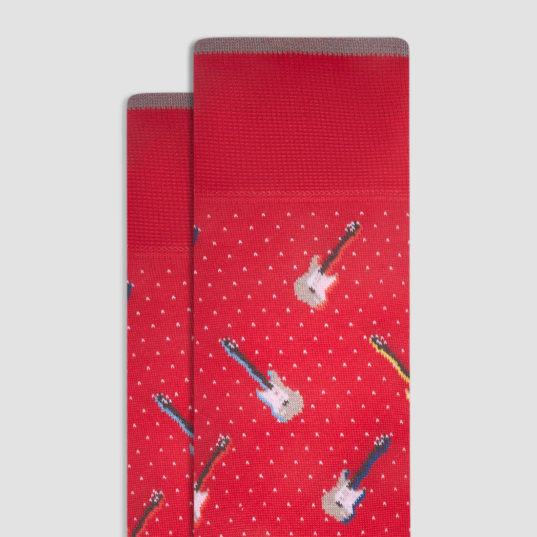 Guitar Mid-Calf Socks - Chili Bugatchi