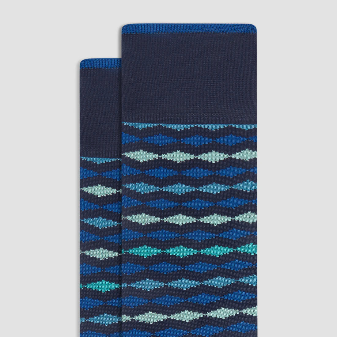 Geometric Mid-Calf Socks Bugatchi