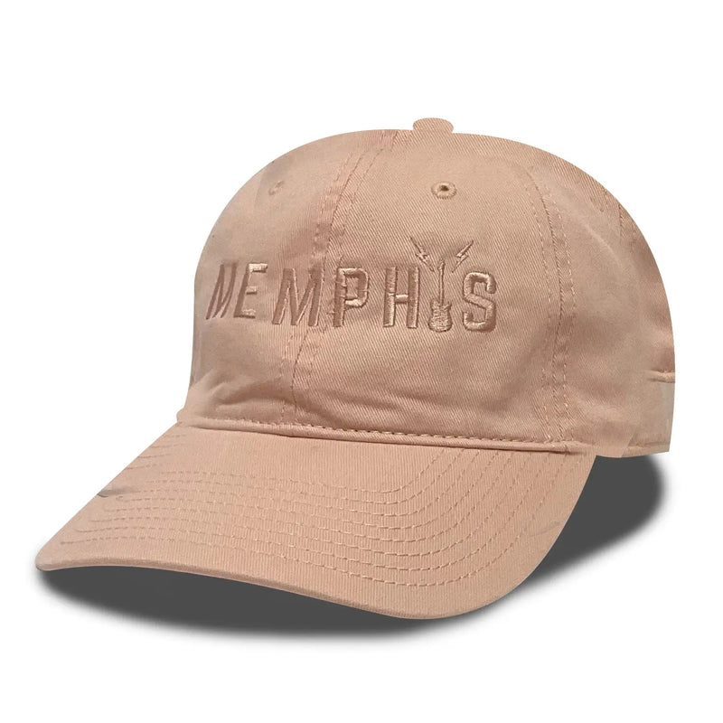 Memphis Guitar Logo Hat - Creamsicle Memphis Pop-Up